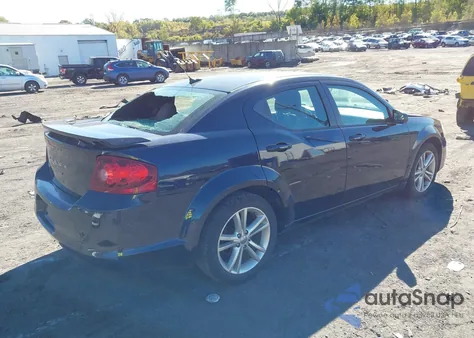 2012 Dodge Avenger Se from USA, damaged, VIN 1C3CDZAG9CN255968